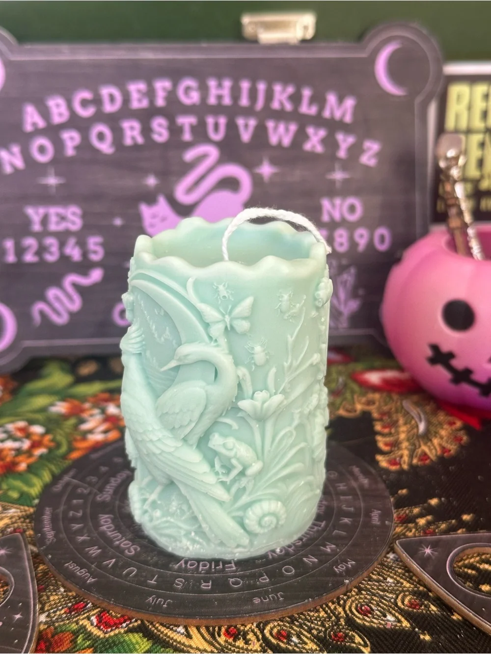 Wetlands Wildlife Pillar Candle